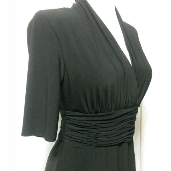 Evan Picone black dress 10 - Picture 4 of 7